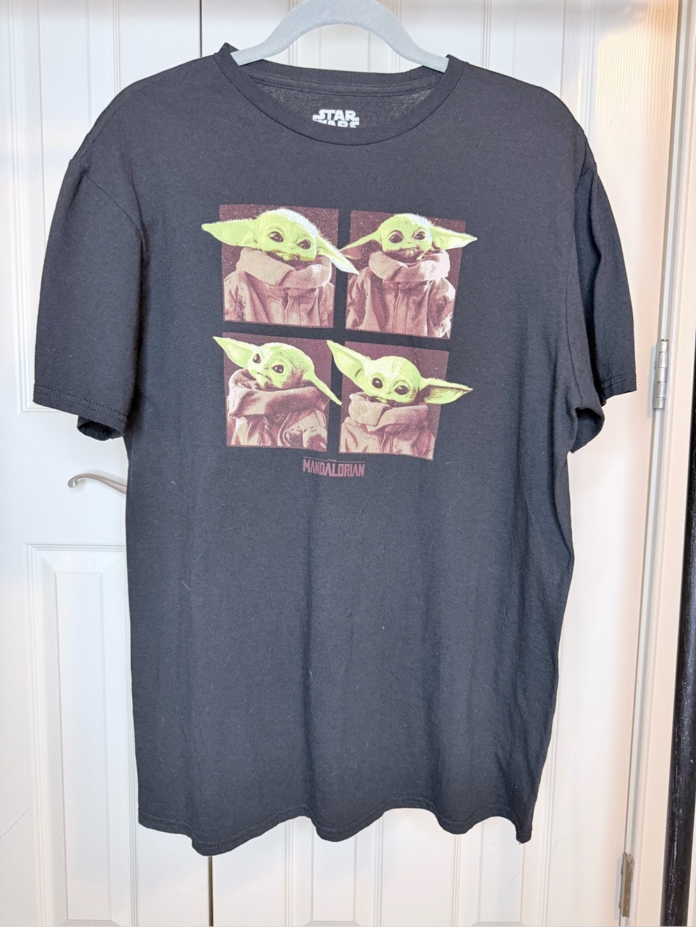 Star Wars Mandaldrain short sleeve black tee men size large
